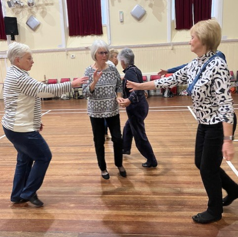Dancing at West Kilbride on Tuesday Afternoon
